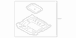 Spare Tire Compartment Floor Pan Side Extension - Rear, Center