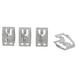 Instrument Panel Air Duct Clip Interior Rear View Mirror Cover