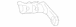 Bumper Bracket Guide Marker - Left, Rear