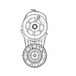 A/C Compressor Belt Tensioner for S55 12L