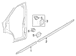 Body B-Pillar Molding - Left 3.2L