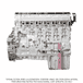 Long Block Detroit Diesel DD16 15.6L Front Sump Engine with CSR Pistons - All Wheel Drive Western Star
