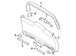 Liftgate Trim Tailgate panel <br>Liftgate - Lower