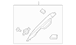 Body A-Pillar Trim Panel Windshield molding - Left (Limited)