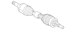 Cv Axle - Left, Rear