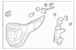 Tail Light Lamp - Left, Rear