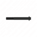 M8 x 1.25 x 65 mm Steel Bolt