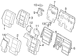 Seat Back Cushion Pad - Left, Rear