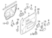 Door Interior Trim Panel - Left, Front