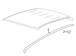 Roof Drip Molding Side Rail - Left