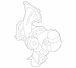 A complete turbocharger Incl.Exhaust Manifold - 2.3L