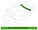 Bumper Impact Absorber Isolator - Front
