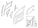 Window Regulator Guide Track Extension - Left, Right, Front