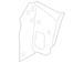 Quarter Panel Extension Wheelhouse Reinforcement - Right, Inner (Hybrid, Plug In Hybrid)