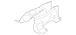 Floor Pan Heat Shield Tunnel Insulator - Front (Convertible, Coupe)