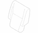 Seat Back Cushion Cover - Rear