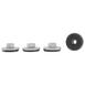 Hex Head Nut And Washer Reflector Panel - M6, Rear