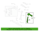 Body B-Pillar Side Roof Rail - Left, Inner (Series 400V/410V/420V)