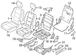 Seat Frame Cushion And Spring - Left, Right, Rear