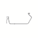 Turbocharger and EGR Coolant Line