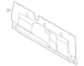 Crew Cab Panel Trim - Back