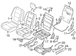 Seat Cushion Pad - Left, Rear